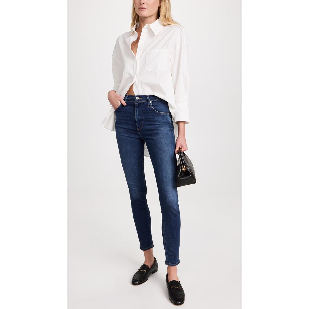 Citizens Of Humanity 'Chrissy' Blue High Rise Skinny Denim Jeans Size 27